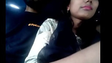 Indian desi lover romance in taxi
